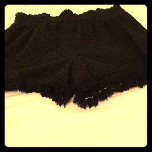 Black shorts